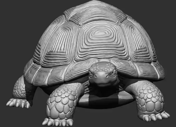 turtle stl 3d printable model