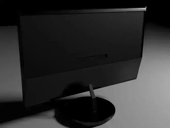 Monitor hdmi Low-poly 3D model