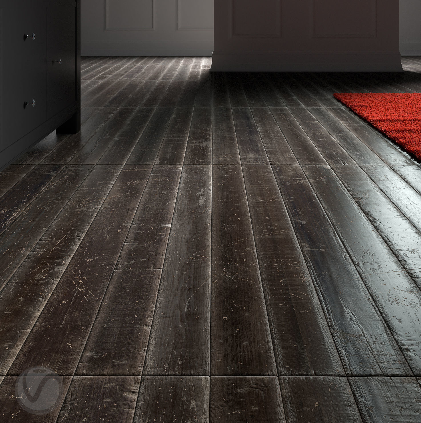 Old Parquet 3D model_4