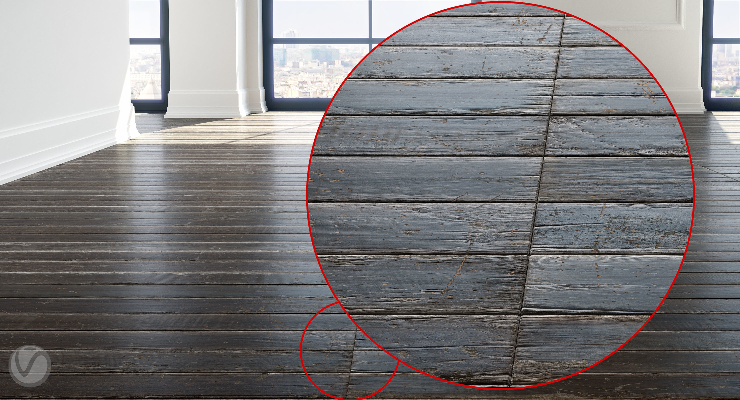 Old Parquet 3D model_6