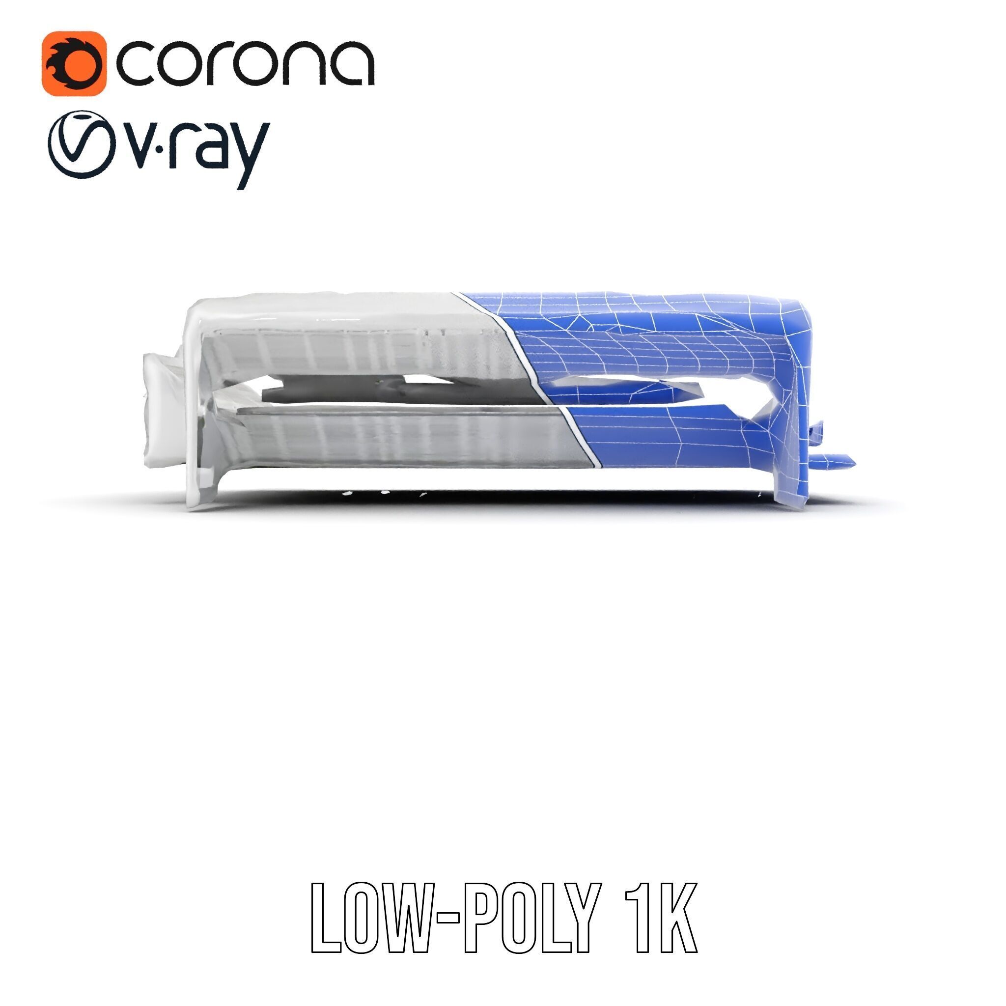 Football Stadium Model Pack for Game Development and Rendering Low-poly 3D model_18