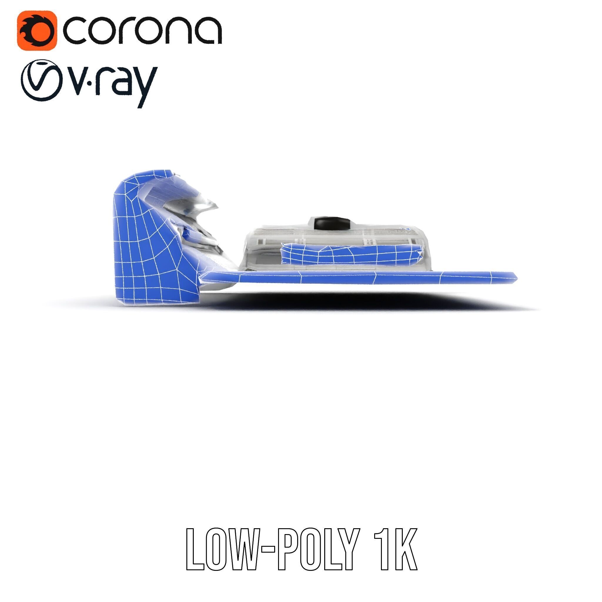 Football Stadium Model Pack for Game Development and Rendering Low-poly 3D model_31