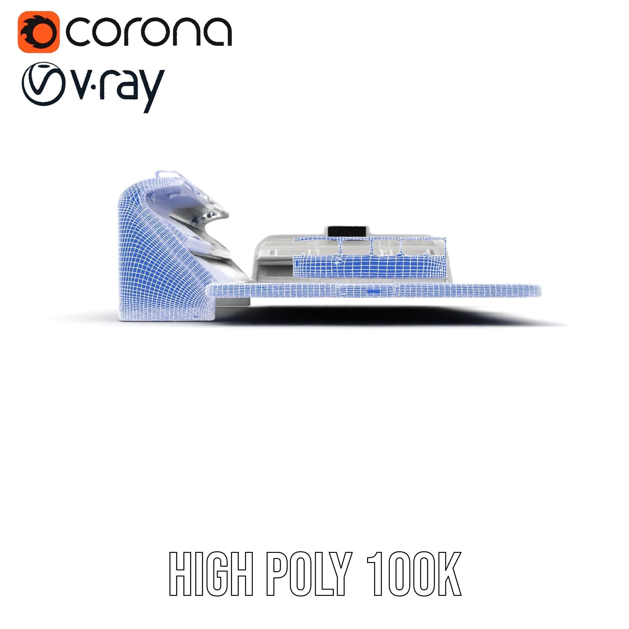 Football Stadium Model Pack for Game Development and Rendering Low-poly 3D model_38