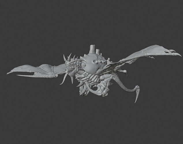 Flying Crown Bug 3D print model