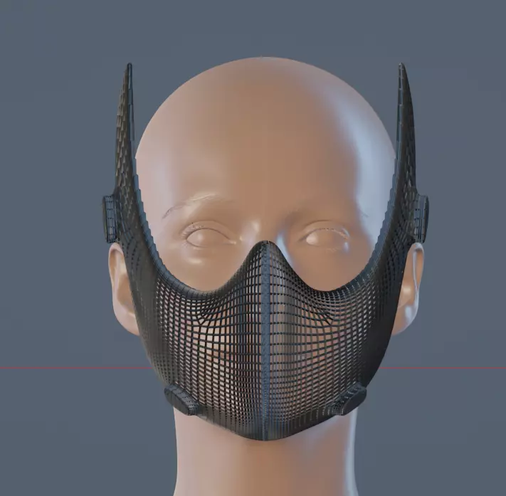 Wearable Fashion Mask  3D print model_0