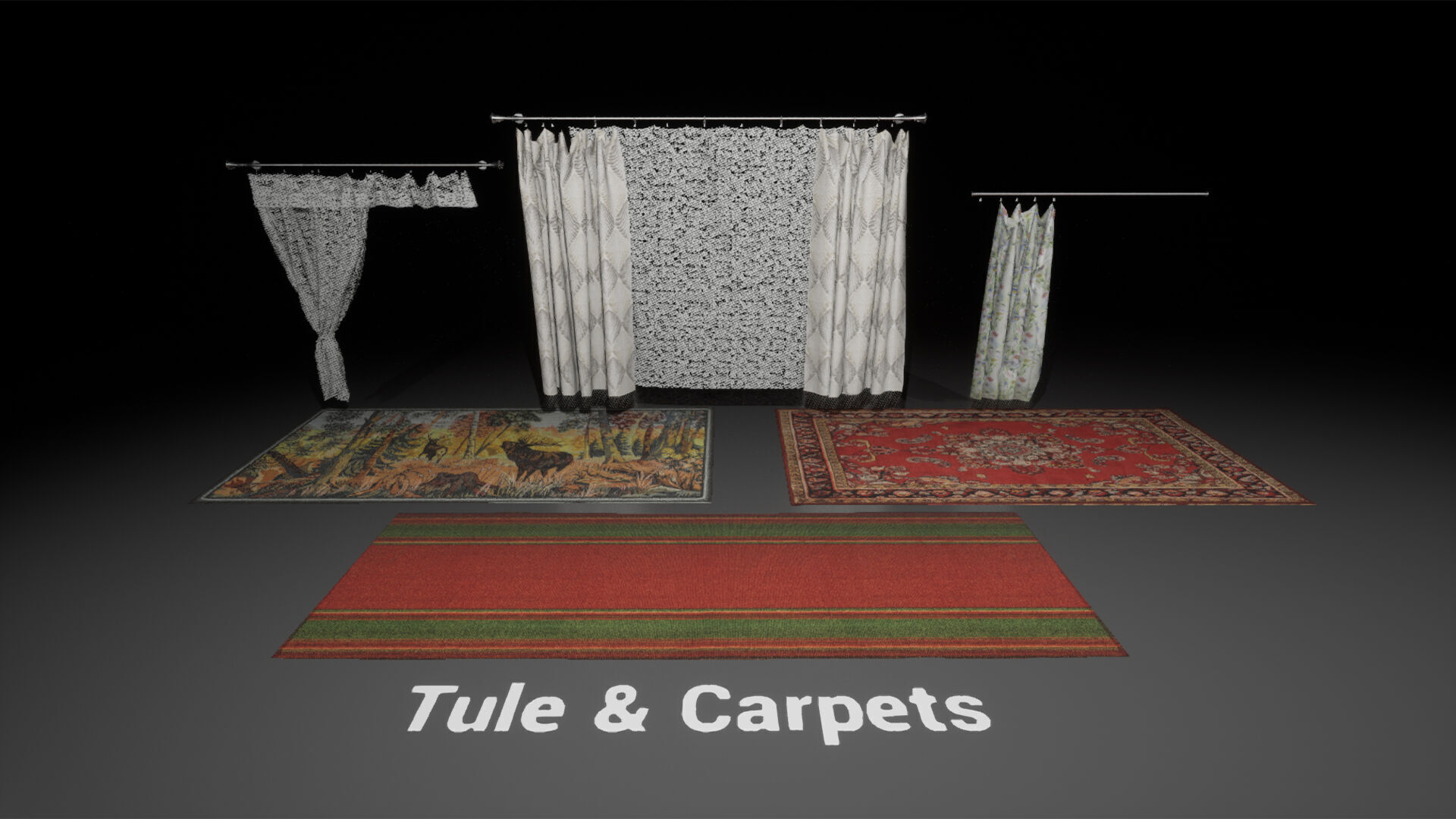 Post Soviet Grandma Flat  - UE5 3D model_7