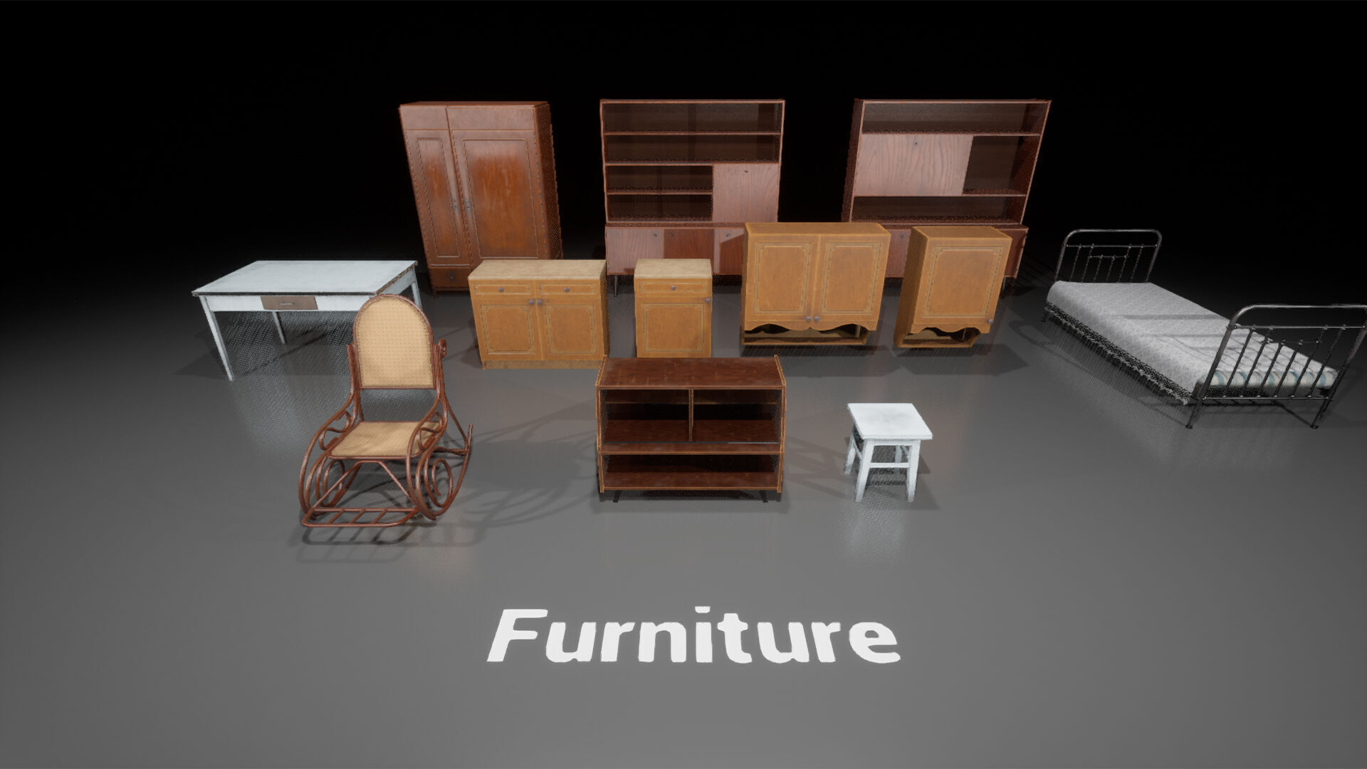 Post Soviet Grandma Flat  - UE5 3D model_10