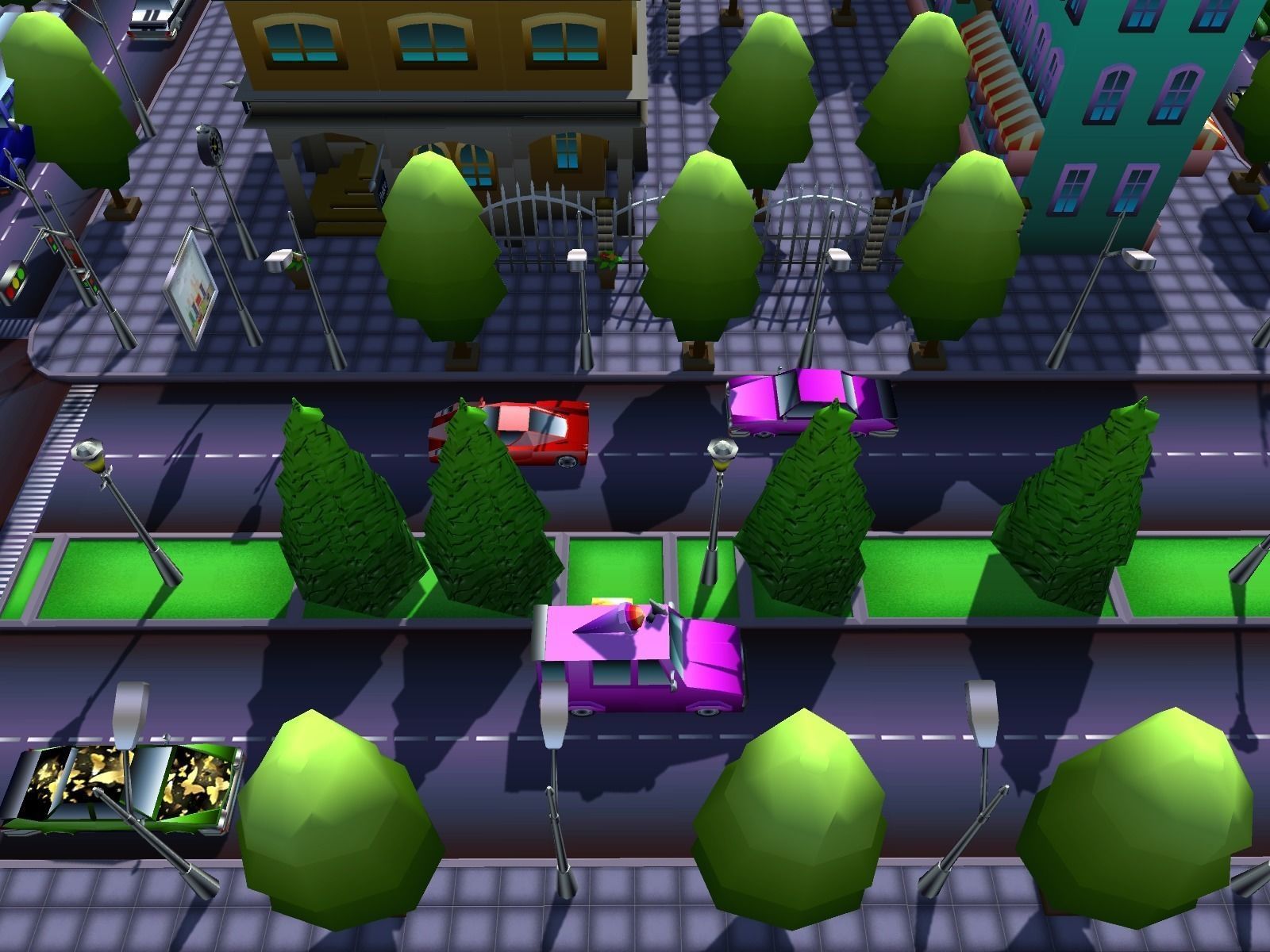 Simple City Constructor Low-poly 3D model_12