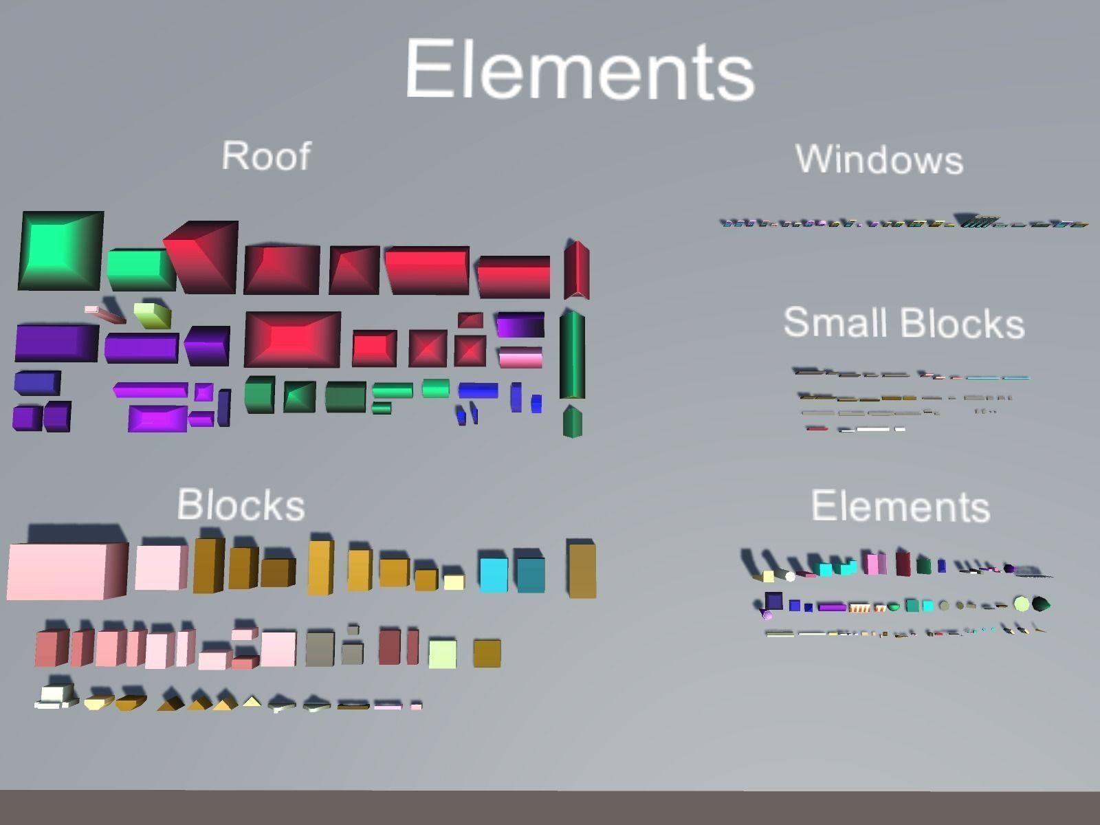 Simple City Constructor Low-poly 3D model_38