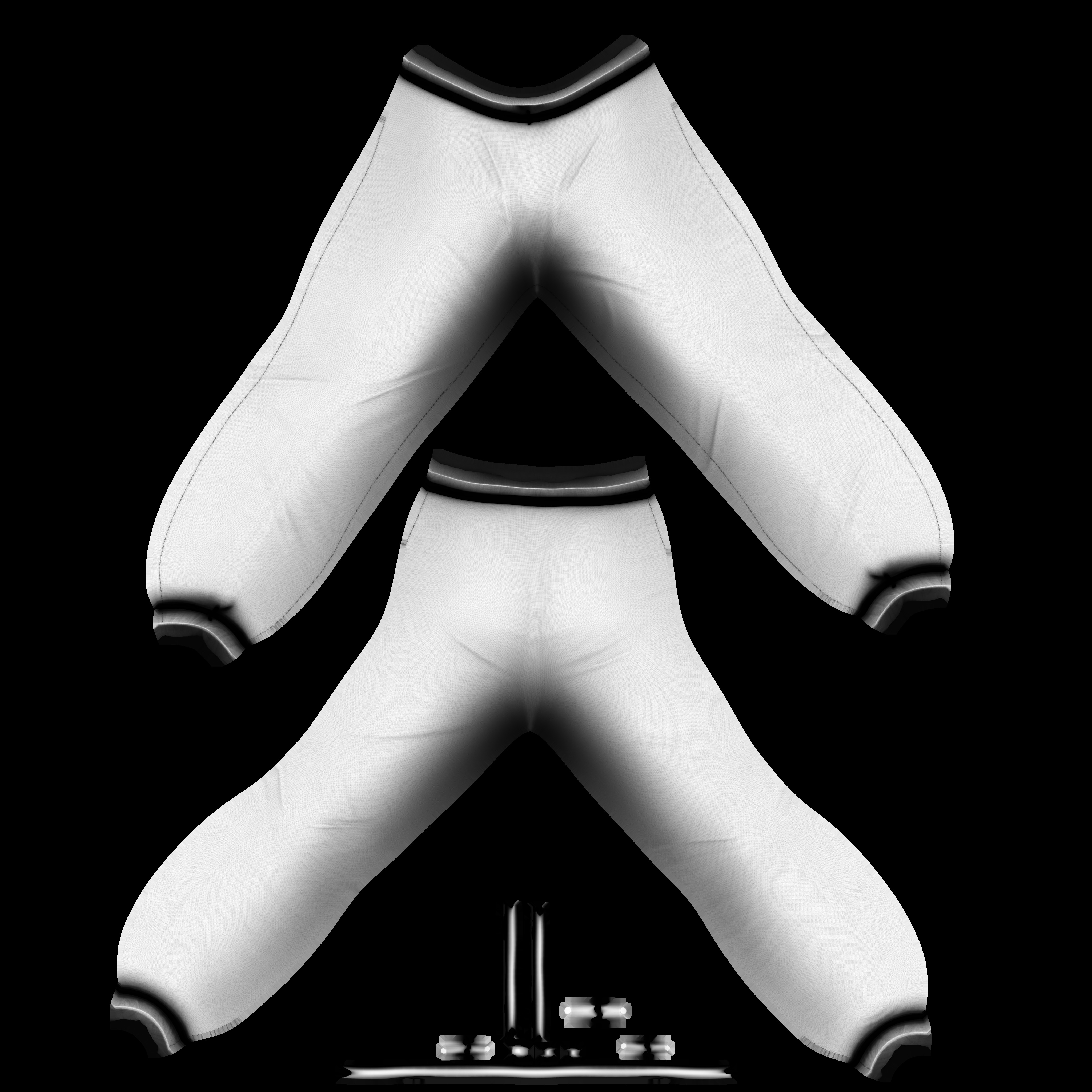 Enemy Fighter NPC game character Low-poly 3D model_15