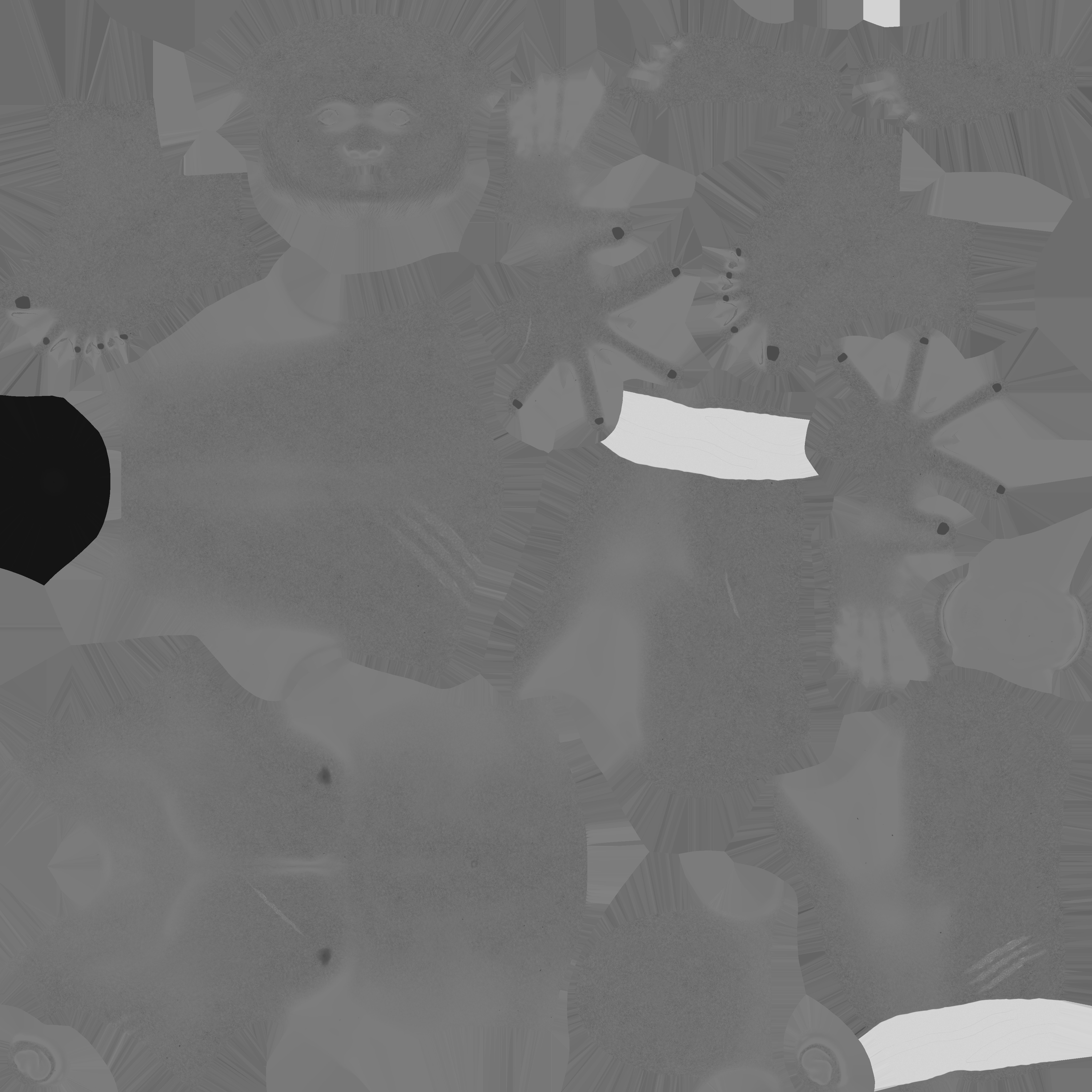 Enemy Fighter NPC game character Low-poly 3D model_22