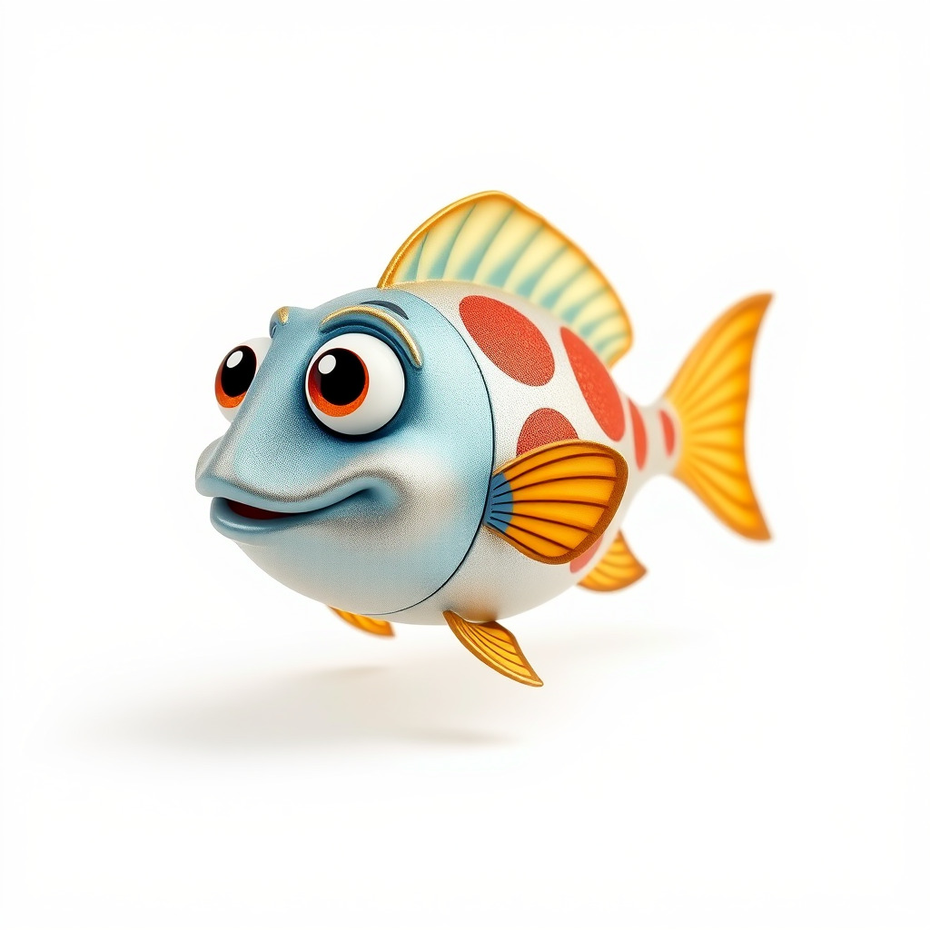 Cartoon Fish Model Pack for Animation and Games Low-poly 3D model_2