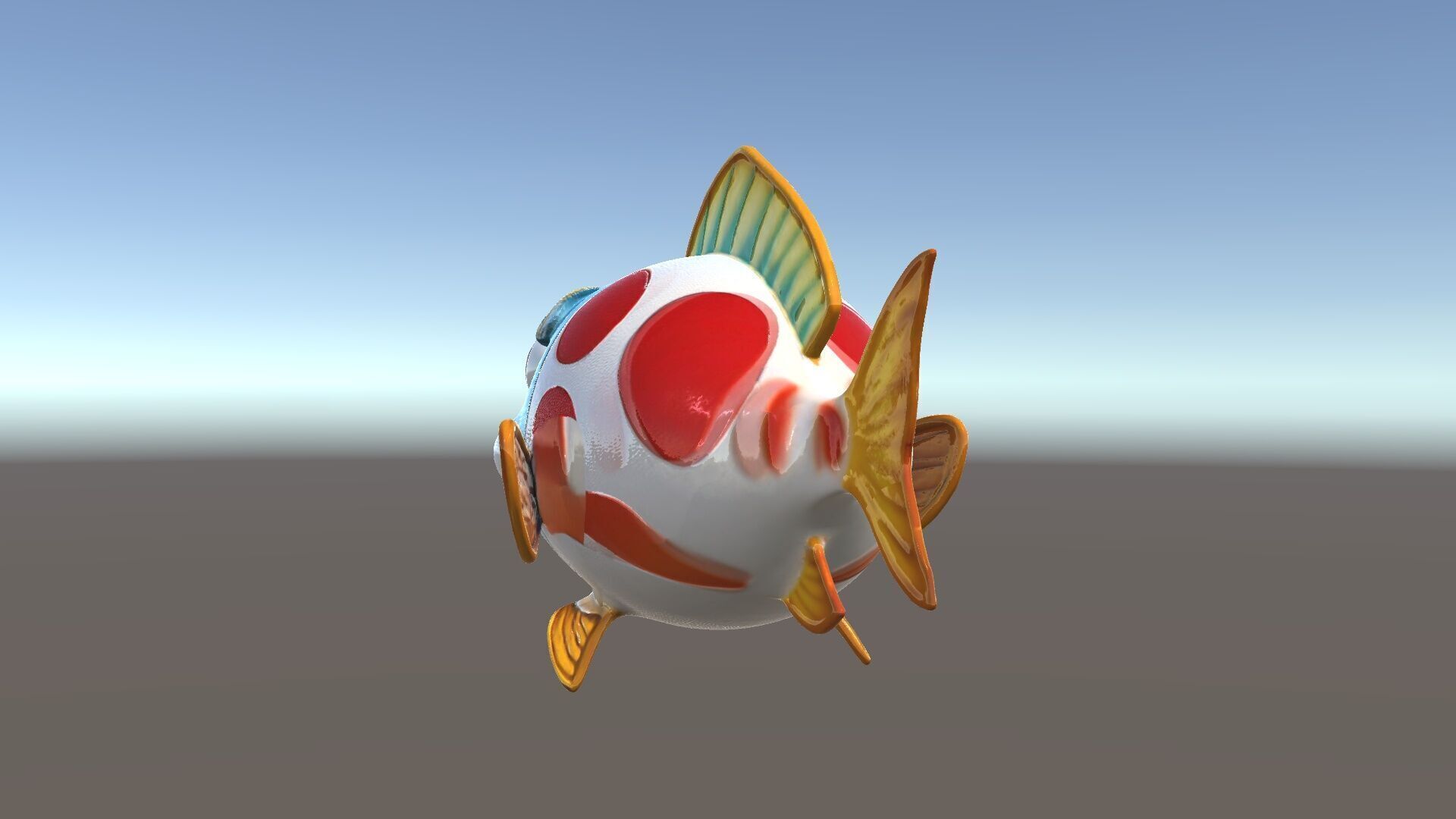 Cartoon Fish Model Pack for Animation and Games Low-poly 3D model_5