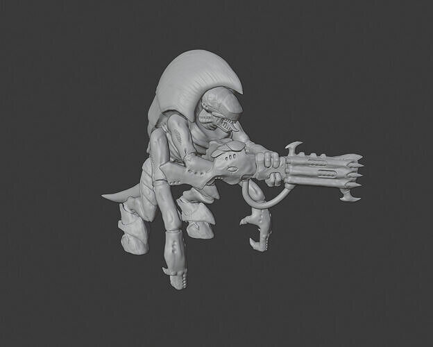 Territory Guarding Bug 3D print model