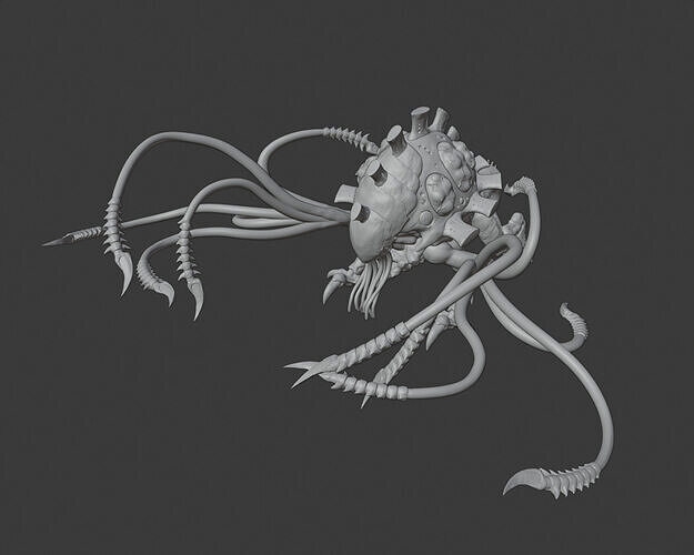 Toxic Tentacle Bug 3D print model