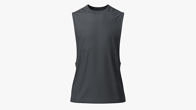 Tank Top 3v Low-poly 3D model