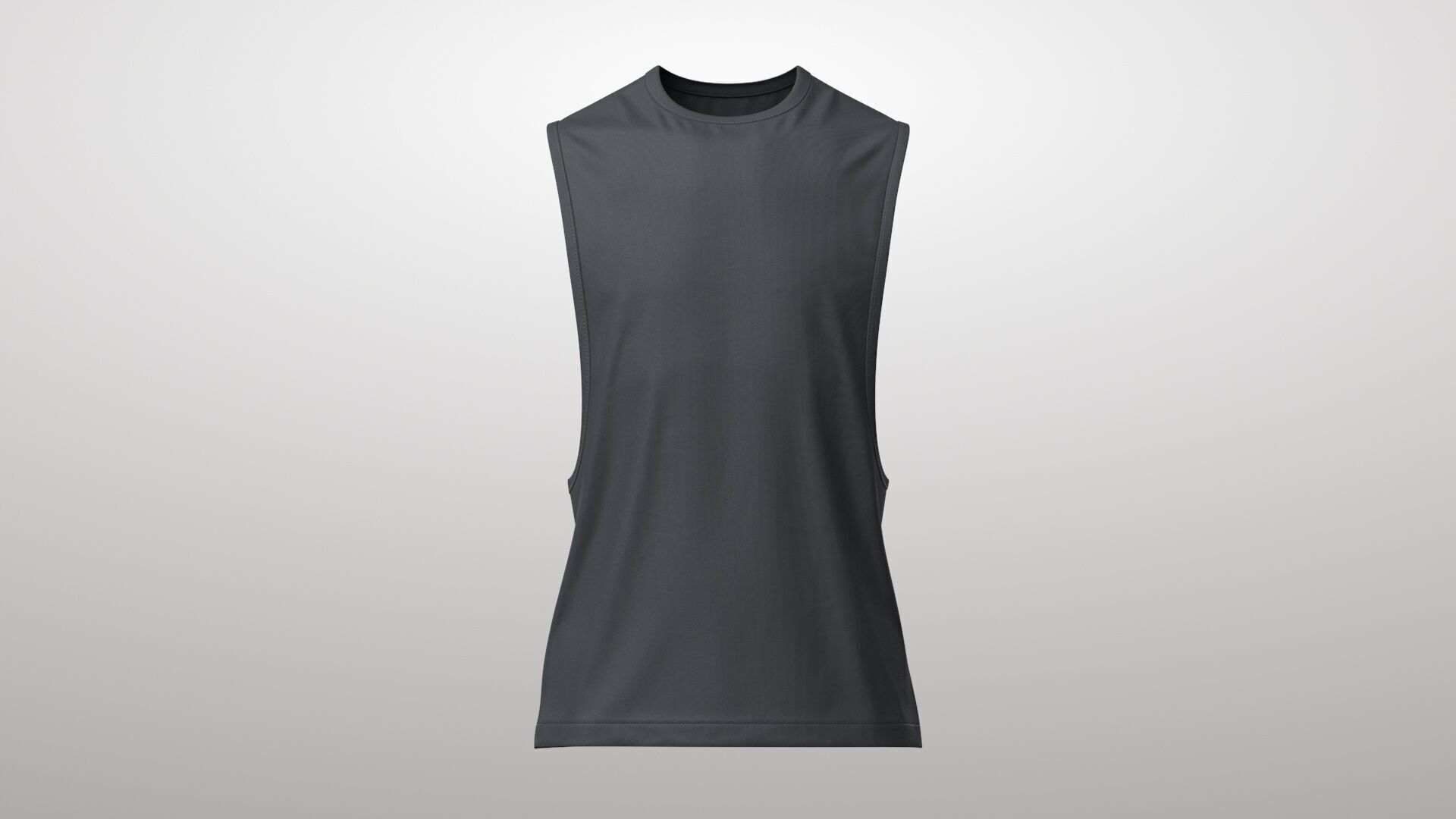 Tank Top 3v Low-poly 3D model_2