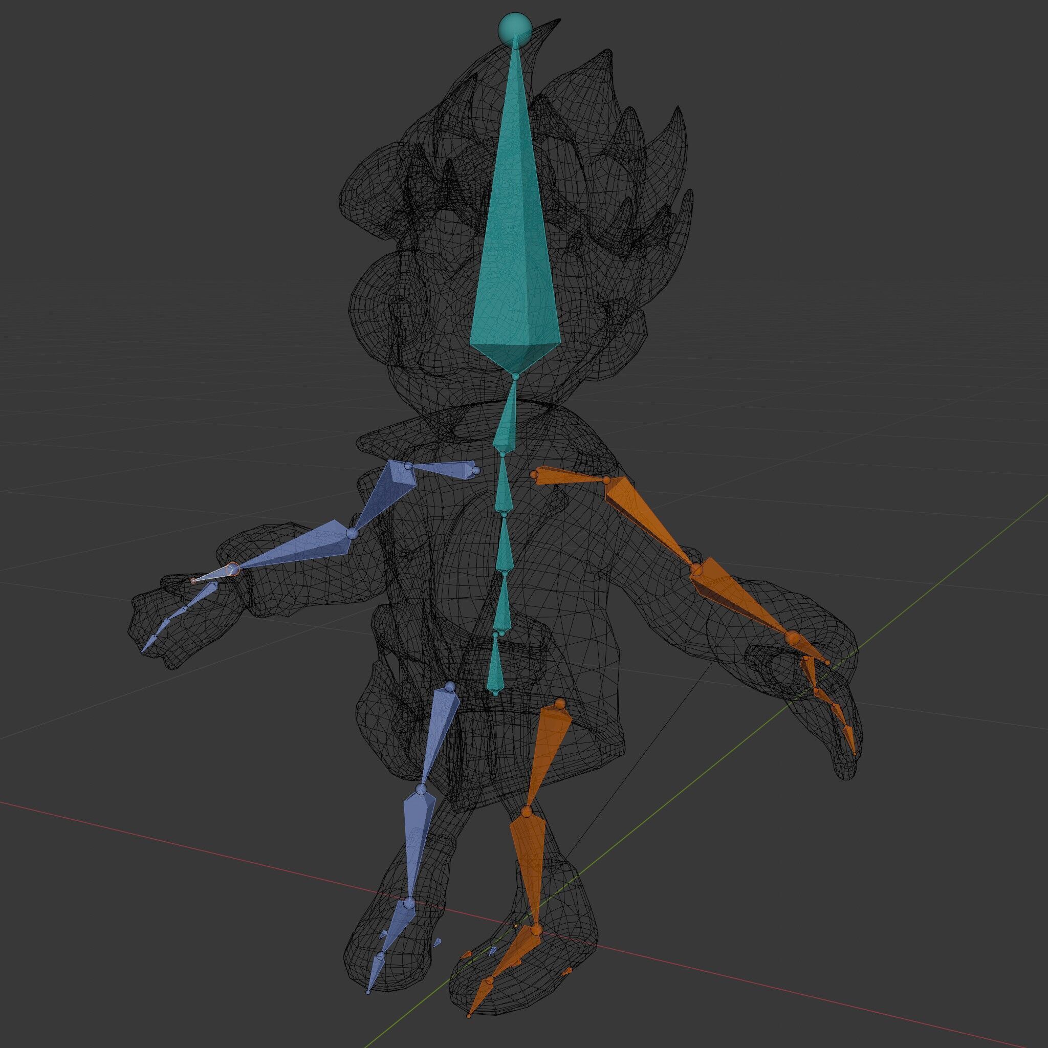 Quirky Scientist Character  Rigged and Animated with PBR Text... Low-poly 3D model_6