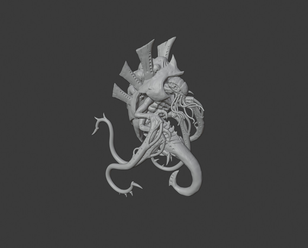 Venom Tentacle Bug 3D print model_1
