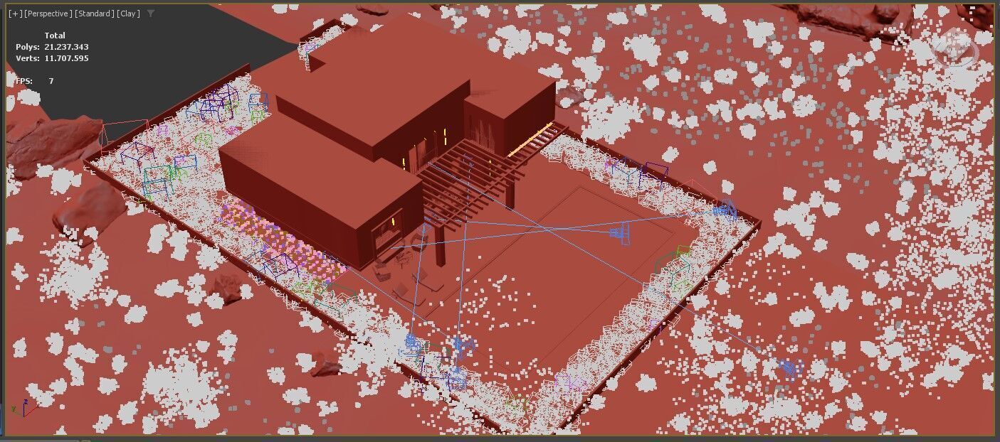 Luxury Bodrum Villa - Modern Architectural  3D model_6