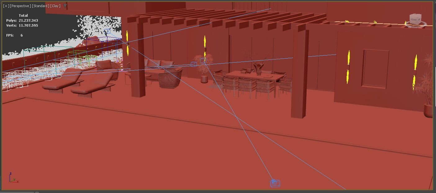 Luxury Bodrum Villa - Modern Architectural  3D model_8