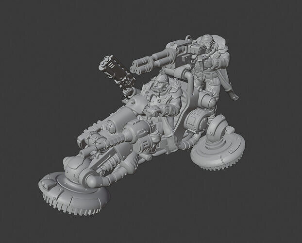 Hardskin Bikers 3D print model