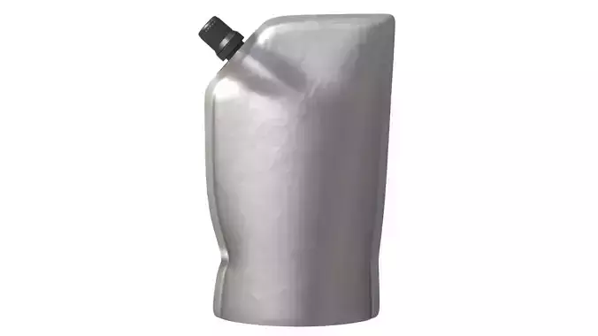 Spout pouch packaging 01 3D model