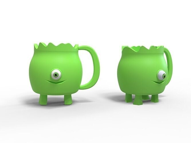 Green Mug 3D print model