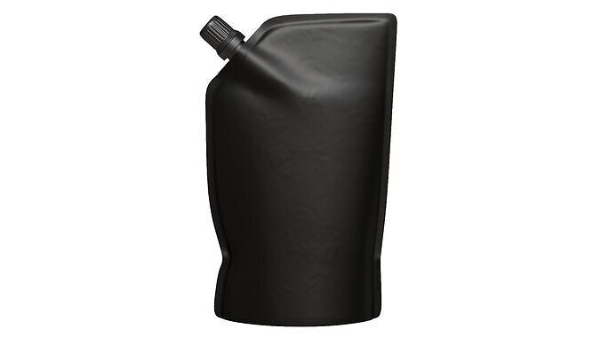 Spout pouch packaging 02 3D model