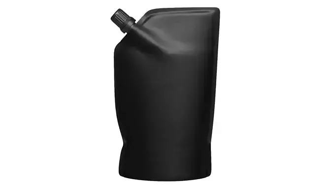 Spout pouch packaging 02 3D model