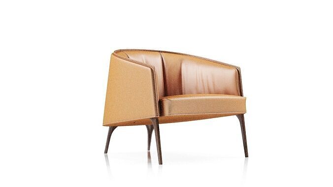 Jackie armchair by Frigerio 3D model