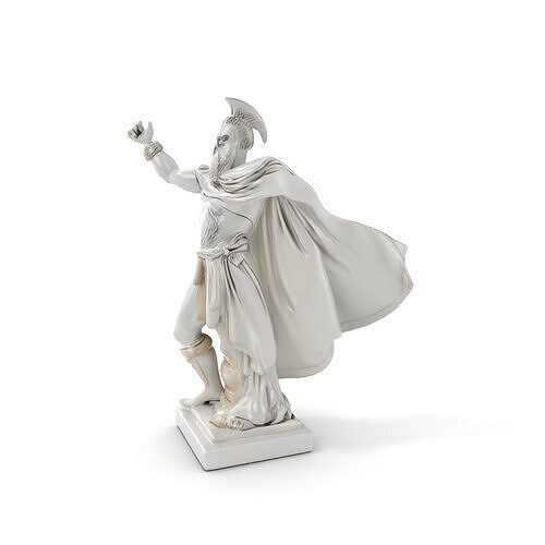 Historical Hero Statue D Model Pack Low-poly 3D model
