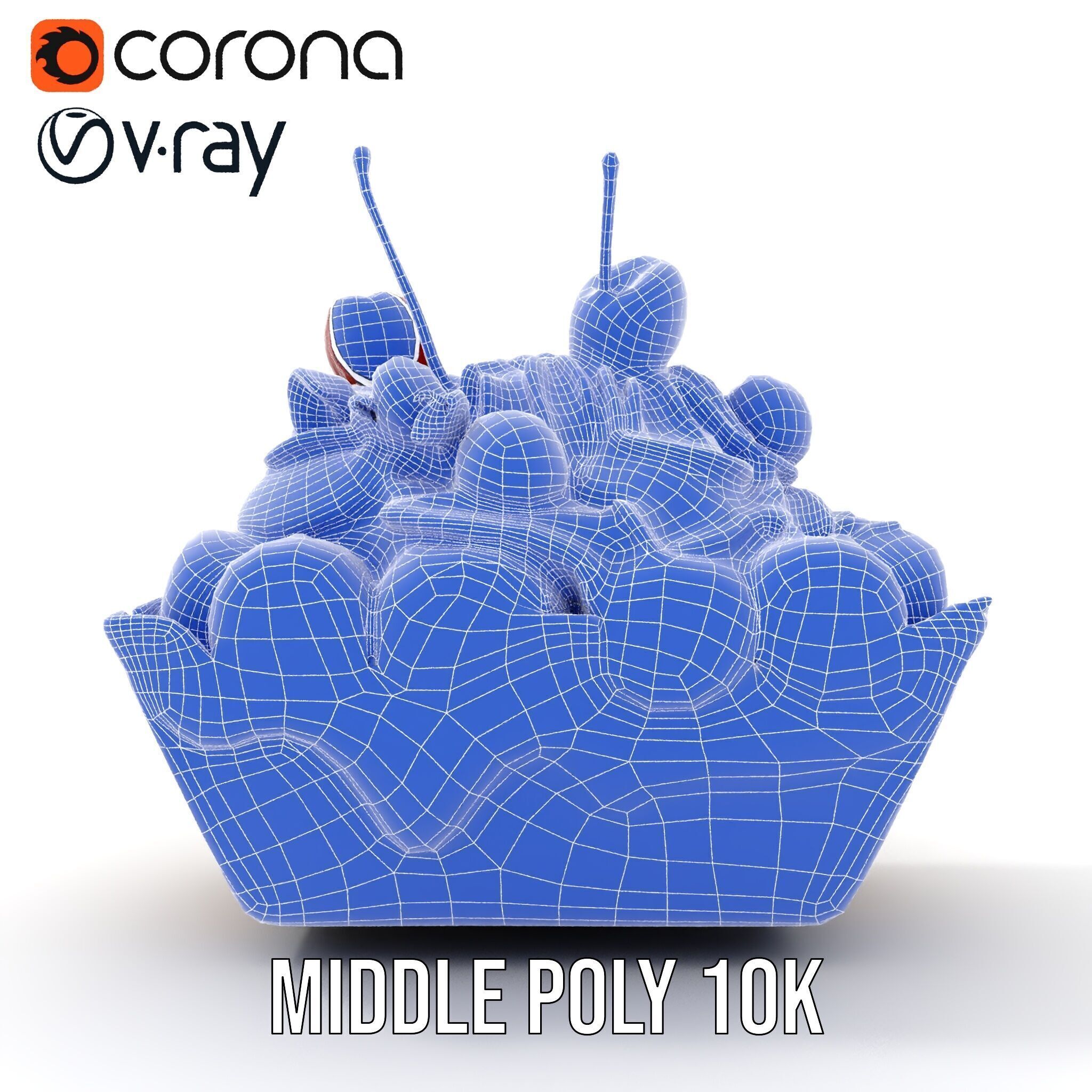 Banana Sundae Dessert D Model Pack Low-poly 3D model_28