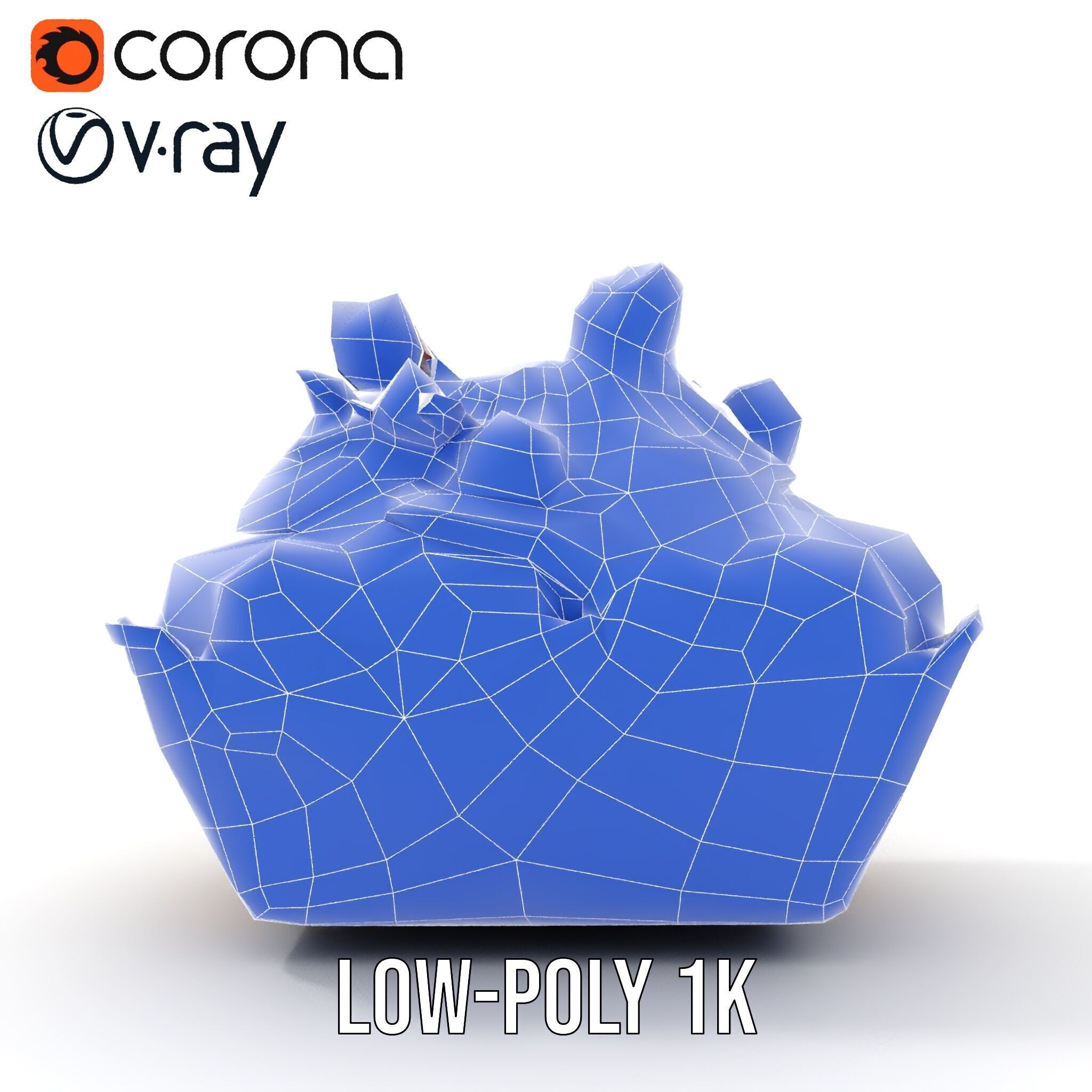 Banana Sundae Dessert D Model Pack Low-poly 3D model_18