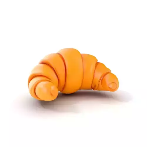 Croissant Model Pack for D Rendering and Gaming Low-poly 3D model