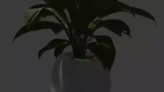 3D Natural-Look Interior Decor Vase