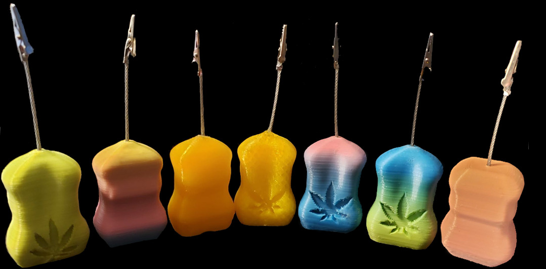 Roach Clips and Ashtray 3D print model_2