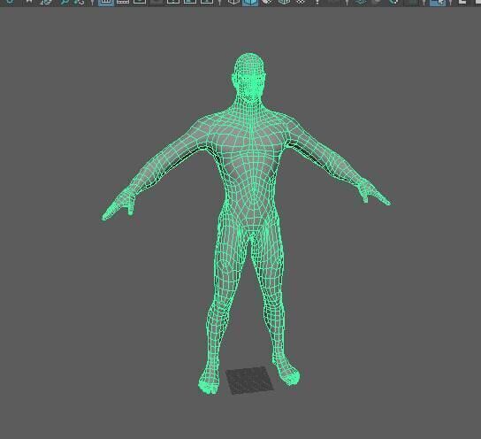 character with mask 3D model_3