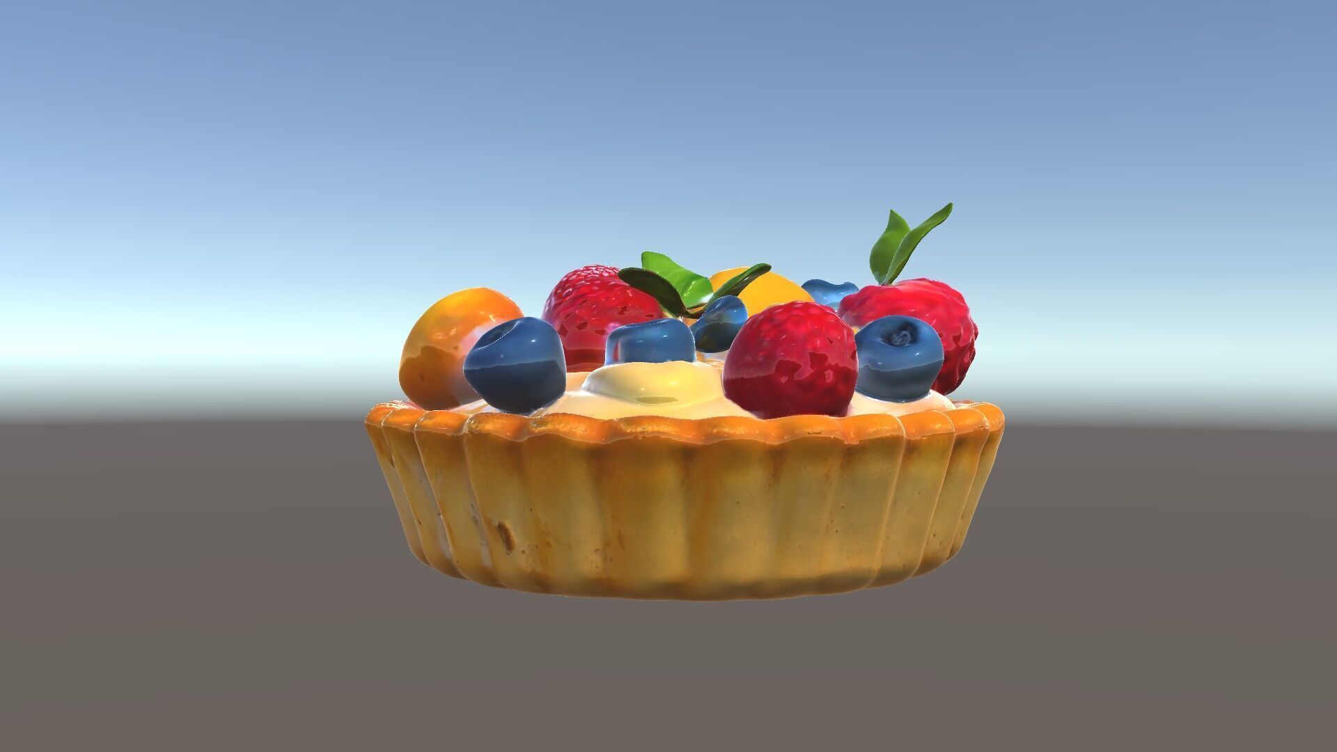 Fruit Tart Model Pack with Detailed PBR Textures Low-poly 3D model_5