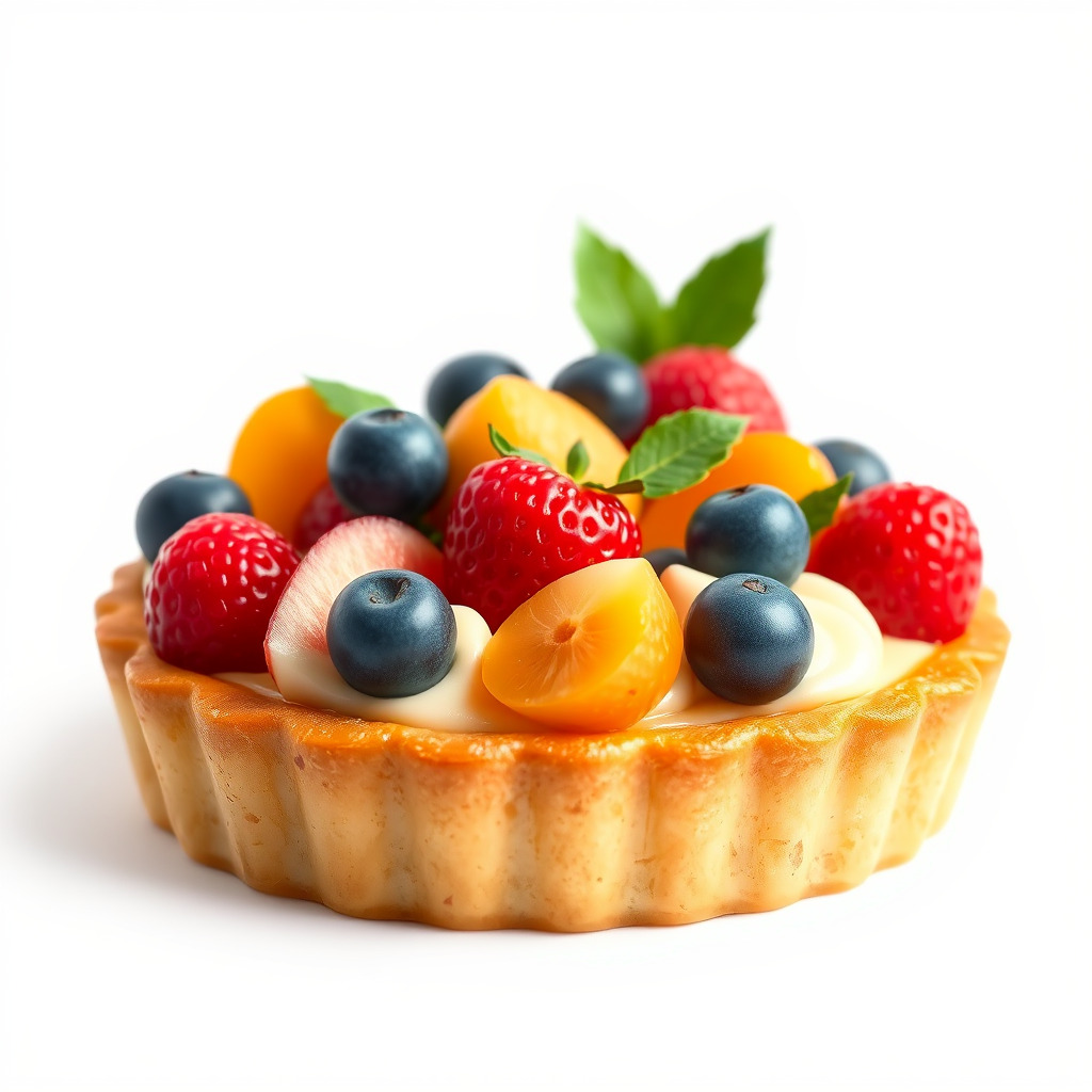 Fruit Tart Model Pack with Detailed PBR Textures Low-poly 3D model_2