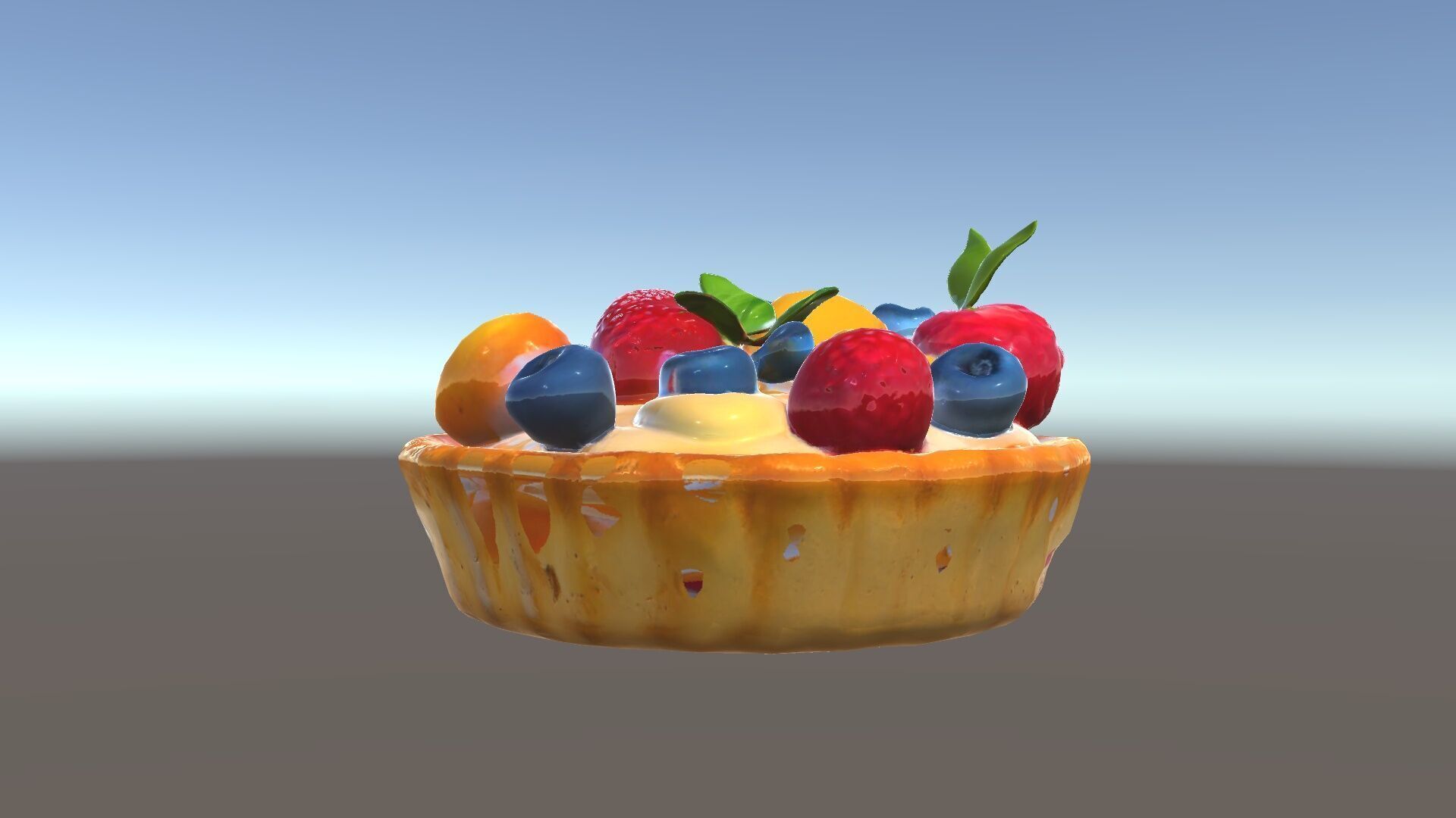 Fruit Tart Model Pack with Detailed PBR Textures Low-poly 3D model_33