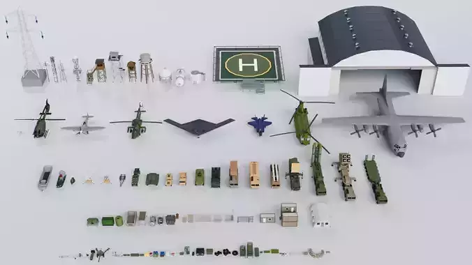 Military Mega Pack Collection - Game Ready