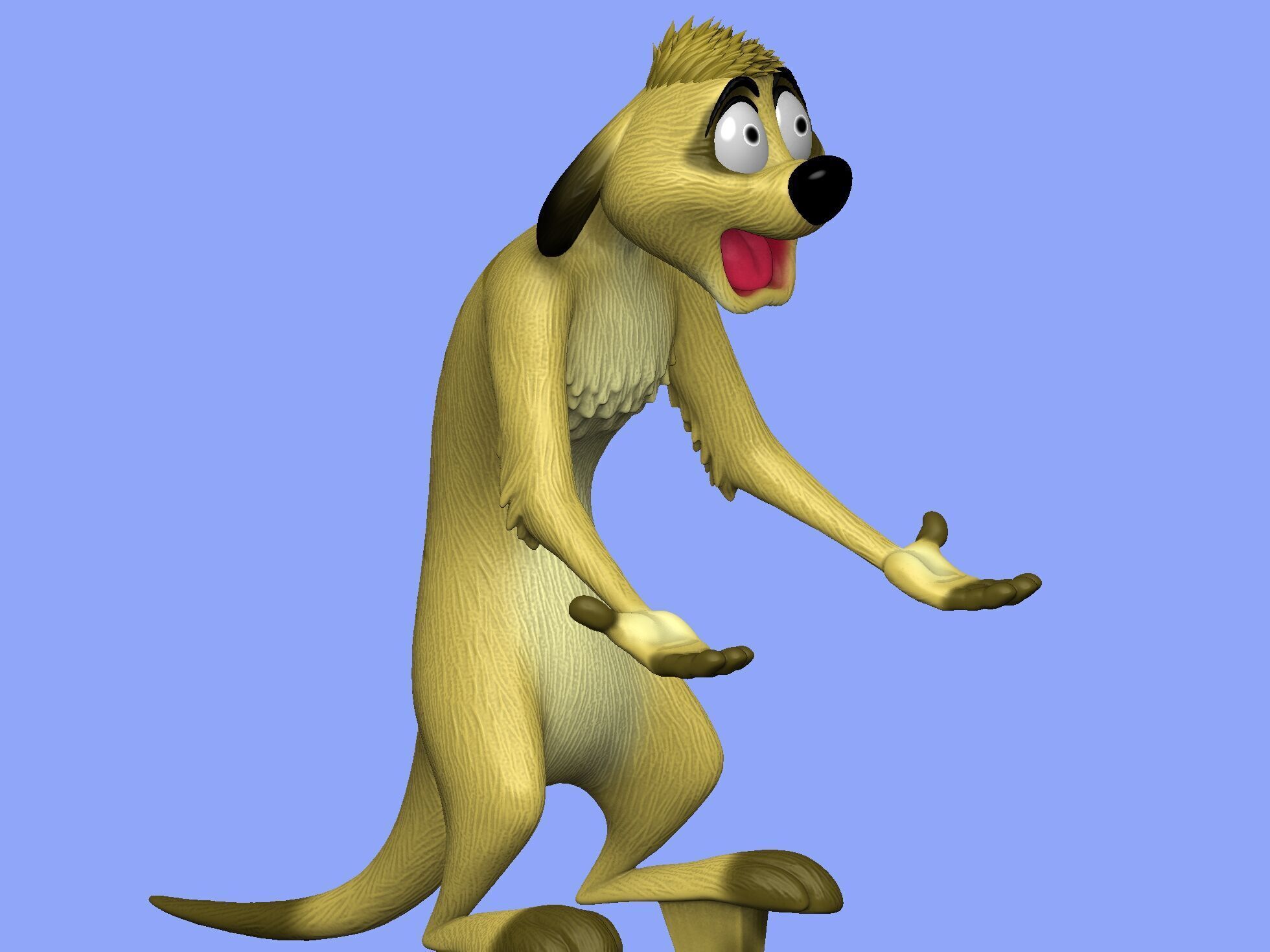 Timon and Pumbaa for 3d printing STL 3D print model_14