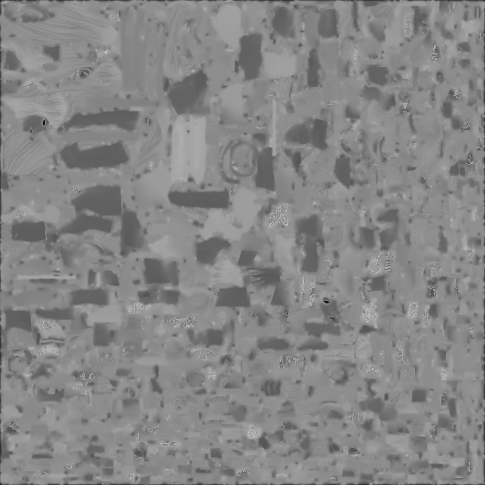 Detailed Grayscale 3D Printed Figurine of a Fantasy Female  3D print model_5