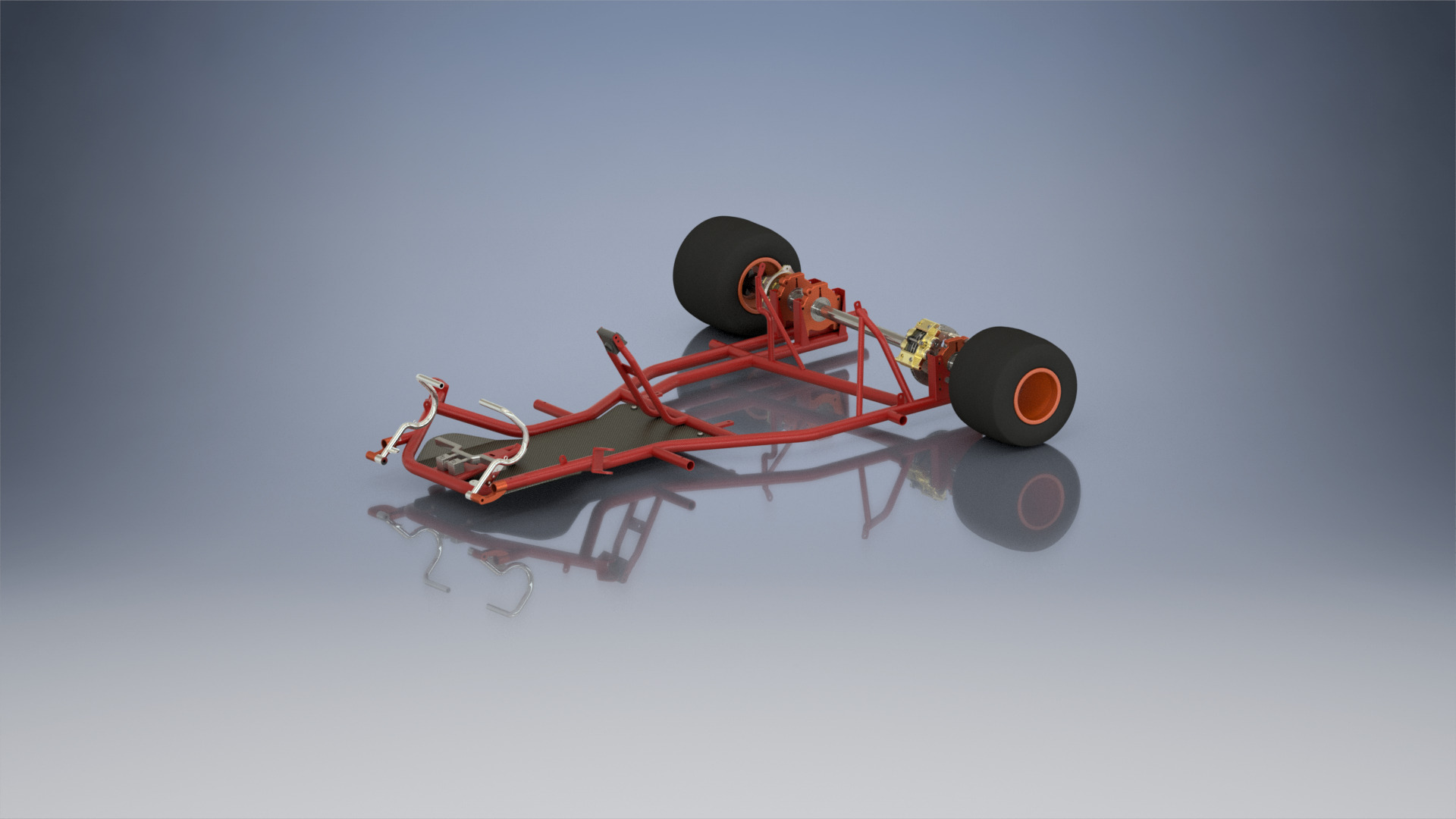 Racing Go-Kart 125 cc 3D model_4