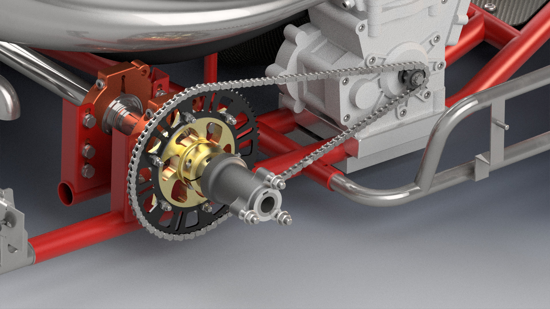 Racing Go-Kart 125 cc 3D model_8