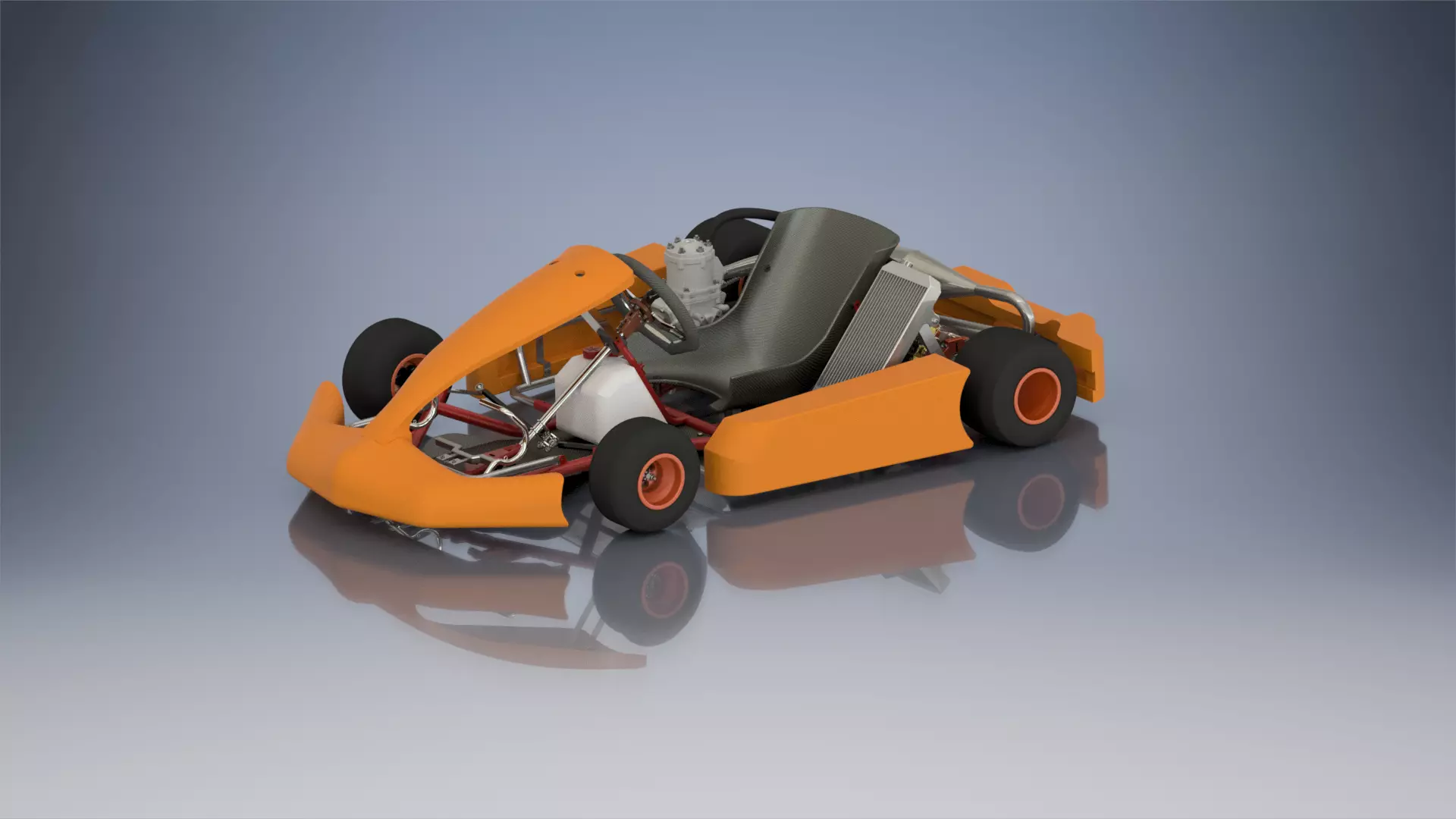 Racing Go-Kart 125 cc 3D model_0
