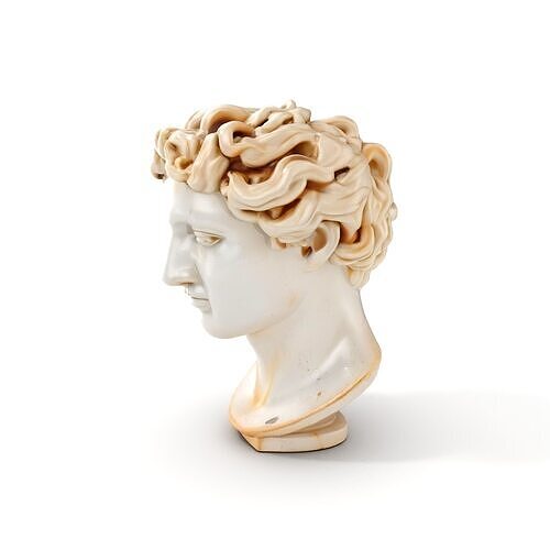 Classical Sculpture Bust Model Pack Low-poly 3D model