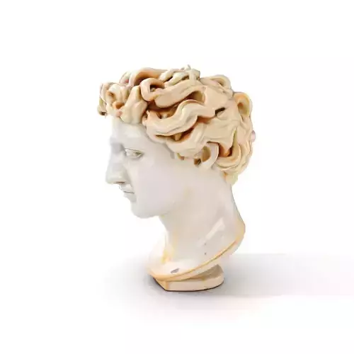 Classical Sculpture Bust Model Pack Low-poly 3D model
