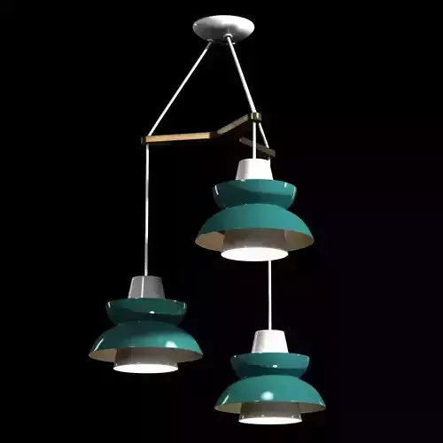 Astron Tri Mid-Century Chandelier  Rejuvenation